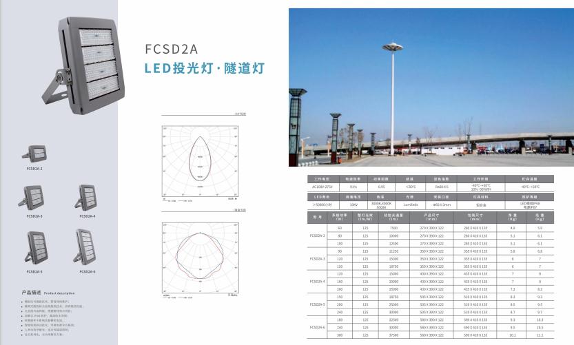 可克达拉投光灯