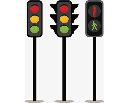 可克达拉信号灯